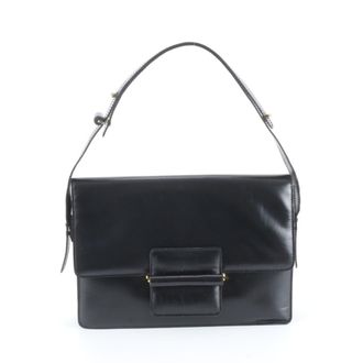 Loewe Black Leather Handbag Shoulder Bag Tote Bag (Pre-Owned)