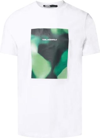 Karl Lagerfeld Hombre, Camisetas, Blanco, Talla: 2XL