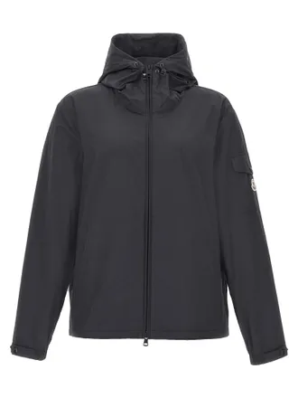 Moncler Black Polyester Shell Mens Jacket