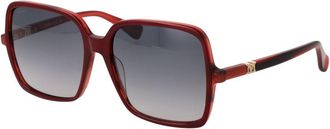 Max Mara Burgundy Acetate Womens Sunglasses