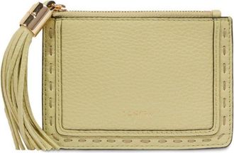 Lancel Premier Flirt cardholder - women - CALFSKIN/Cotton - One Size - Neutrals