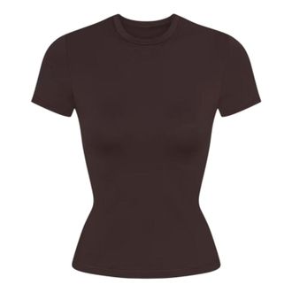 Nike (WMNS) Nike x SKIMS Matte Padded Baby T-Shirt Dark Sepia SSSSL9487W-DSP