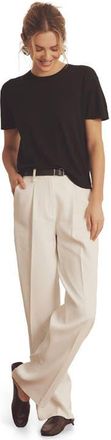 Naadam Super Fine Cashmere T-Shirt in Black at Nordstrom, Size Xx-Small