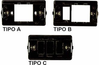 Trade Shop Trade Shop - Serie Magic Compatibile Interruttori Bipolari Unipolari Prese Compatibili Moduli