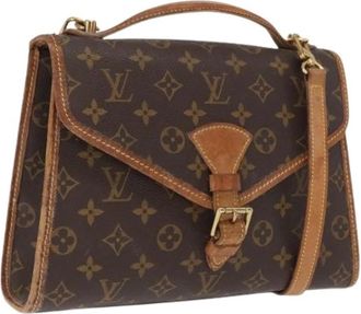 Louis Vuitton Pre-owned Vintage Canvas Handtas - Dames - Vintage Handtas - Bruin - ONE Size - Vintage