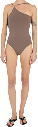 Coperni Womens One-Piece Swimsuit Brown Polyamide Swimwear Sea Clothing