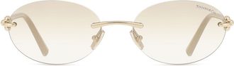 Tiffany & Co. TF3104D Asian Fit 617811 Womens Sunglasses Gold Size 56