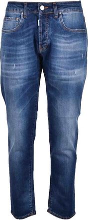 Takeshy Kurosawa Slim Fit Denim Jeans with Classic Blue Wash
