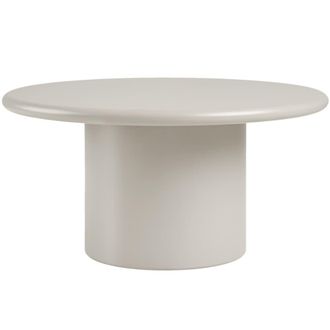 Moloo Mesa de centro color arena &oslash;80 cm