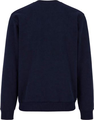 Lacoste Mens Sweatshirt Classic Navy Blue Cotton Sweatshirts Sweater