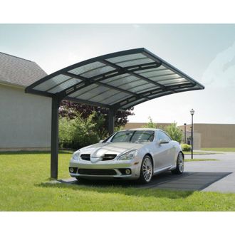 Palram Canopia Arizona Wave Cochera En Aluminio 3 X 5 M
