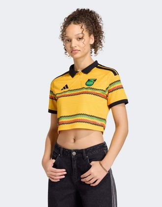 adidas Jamaica 26 x Bob Marley - Maglia per partite in casa corta color oro acceso
