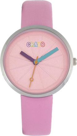 Crayo Metric Quartz Pink Dial Unisex Watch CRACR5804