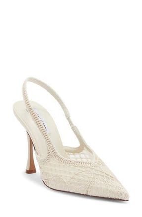 Steve Madden Beverlie Pointed Toe Slingback Pump in Ivory at Nordstrom Rack, Size 9.5