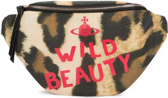 Vivienne Westwood Leopard Print Ada Medium Crossbody Bag