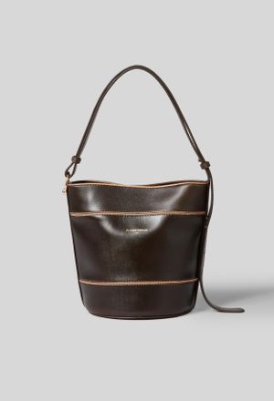 Claudie Pierlot Solveig Leather Bucket Bag