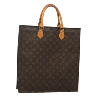 Louis Vuitton Pre-owned Tote Bags, female, Brown, Size: ONE SIZE Pre-owned Sac Plat Tote Bag