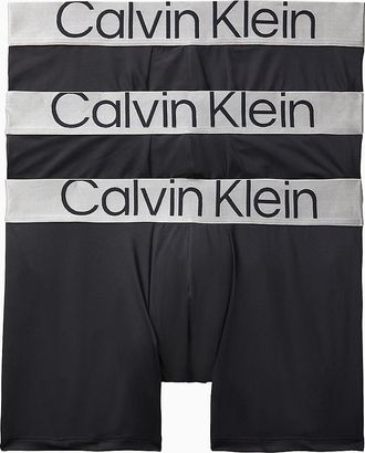 Calvin Klein Mens Reconsidered Steel Micro 3-Pack Boxer Brief - Multi - XL