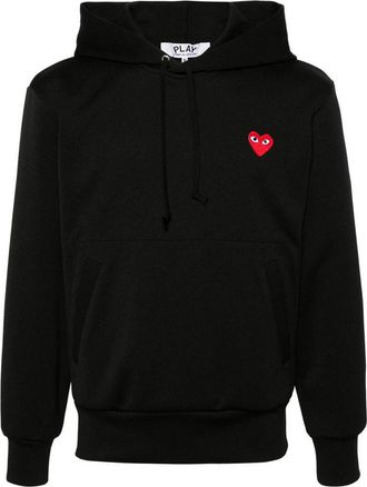Comme Des Gar&ccedil;ons Logo Cotton Hoodie