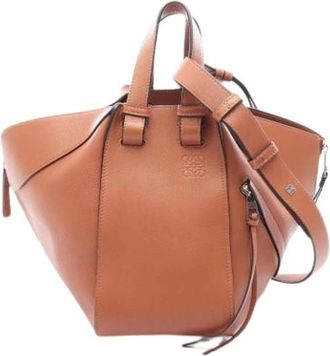 Loewe Pre-owned Hammock Handbag - Dames - Vintage Handtas - Bruin - ONE Size - Leer - Vintage