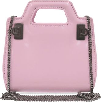 Ferragamo Pre-owned Ferragamo Mini Brushed Calfskin Wanda Top Handle Bag Ladies ZJW6DQ5C6KDZFMEP