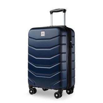 Skyway Silverton Hardside Expandable 20 Carry On Spinner Luggage in Watercolor Blue at Nordstrom