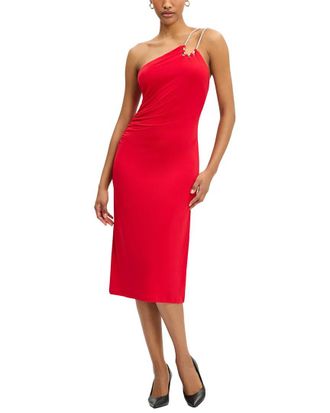H&eacute;rve L&eacute;ger Strappy Jersey Midi Dress