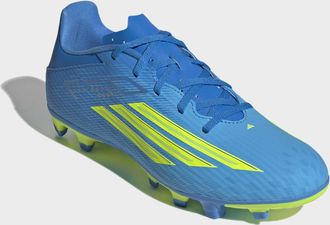 adidas Fussballschuh ADIDAS PERFORMANCE F50 CLUB FIRM GROUND / MULTI GROUND, Gr. 42,5, lucid ray blau, team solar gelb 2, lucid aquamarine, Synthetik, Textil
