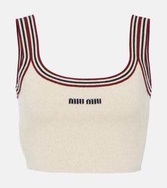 Miu Miu Cashmere crop top