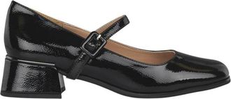Alma En Pena Schoen met lage hak en bandje - Dames - Pumps - Zwart - 37 EU - Schoenen