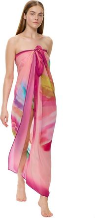 Gottex Floral Rhythm Pareo in Pink-Multi at Nordstrom
