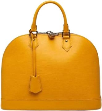 Louis Vuitton Pre-owned Handbags, female, Yellow, Size: ONE SIZE Pre-owned Vintage Handbag