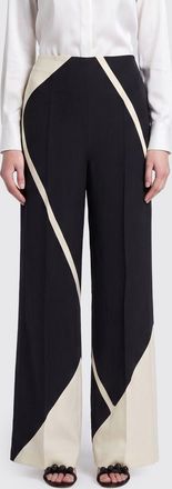 Alberta Ferretti Pantaloni palazzo in viscosa stampata