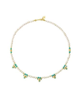 Ottoman Hands Amelie Beaded Necklace in Gold at Nordstrom