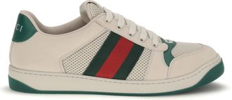 Gucci Mens Sneakers Screener Mesh White Upper: Fabric Trainers