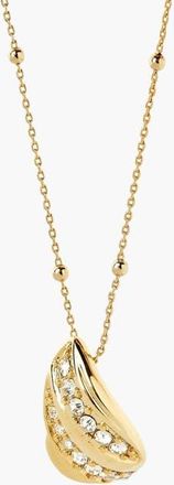 Yoj Twerto Mini Necklace In Gold & Crystals at Nordstrom