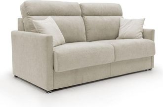 Divani.Store Divani.store - Margot Sof&aacute; Cama Convertible En Tela Suave Impermeable 196 Cm (mat. 160x197) Beige