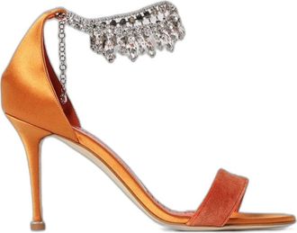Manolo Blahnik Tulisan Sandal - - Shoes - Donna - Arancione - 36 1/2 EU