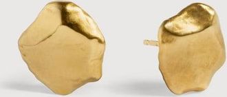 Monica Vinader Gold Fragments Stud Earrings