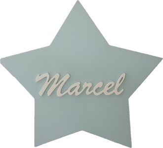 OEM L&aacute;mpara De Noche Led Con Forma De Estrella Y Nombre, Alimentada Por Bater&iacute;a