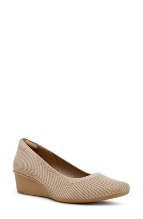 Anne Klein Wisher Pump in Tan Knit at Nordstrom, Size 5.5