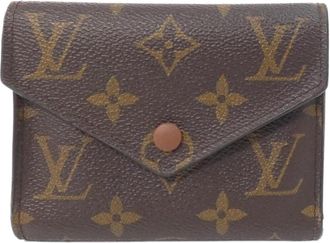 Louis Vuitton Marron Monogram Monogram Wallet (Tri-Fold) (Pre-Owned)