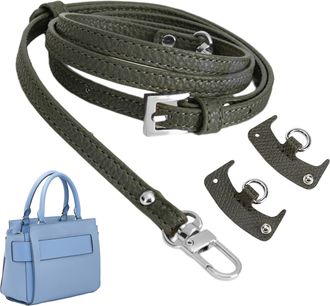 Generic Bag Strap | PU Leather Replacement - Adjustable Shoulder Straps with 2 Buckles | for Women Shoulder Small Handbag