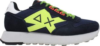 Sun 68 Jaki 2.0 Neon Mens Casual Sneaker Z45115, Navyblue, 8.5 UK