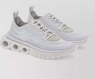 Ferragamo nylon low-top sneakers