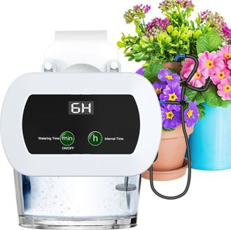 OEM Sistema De Riego Autom&aacute;tico, Pantalla Lcd, Kit De Riego Por Goteo Con 30 Tiempos Y 10 Intervalos De Riego, Sistema De Riego Interior Impermeable Y Fue