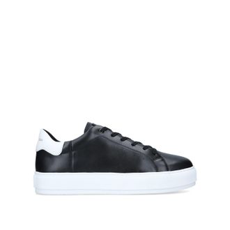 Kurt Geiger Leather Laney Mens Sneakers - Black - Size UK 7