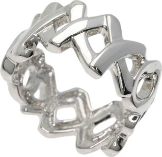 Tiffany & Co. Silver Silver Band Ring (Pre-Owned)