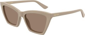 Alexander McQueen AM0536S 003 Womens Sunglasses Brown Size 54 - Free RX Lenses - Free RX Lenses