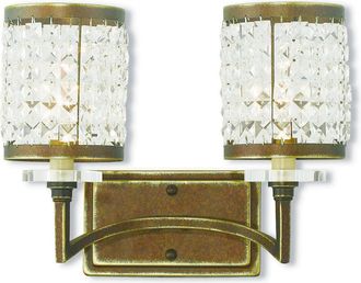 Livex Lighting Livex Grammercy 2-Light Palatial Bronze Bath-Light